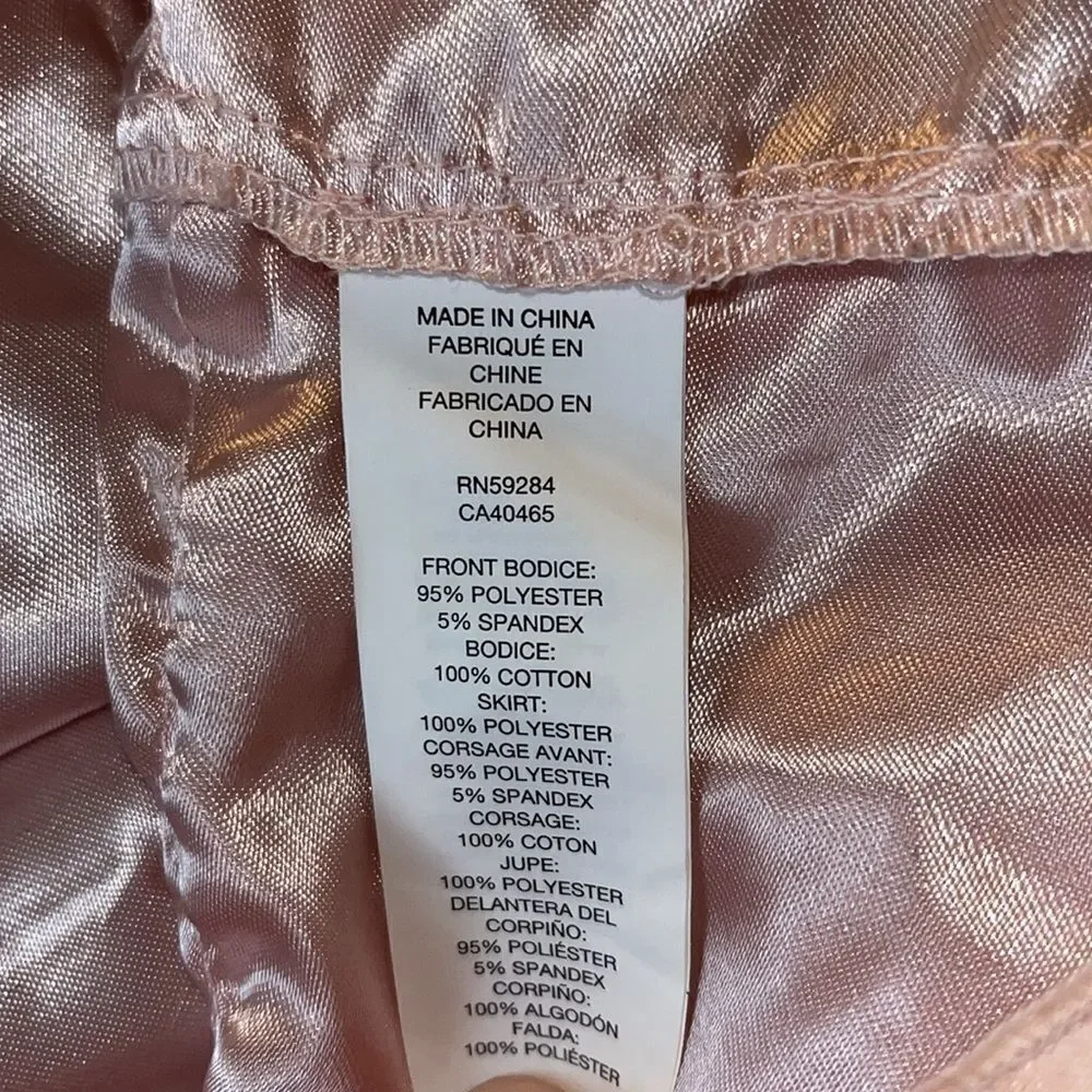 CHILDREN’S PLACE GIRLS SIZE LARGE 10/12 PINK SEQUINED DRESS